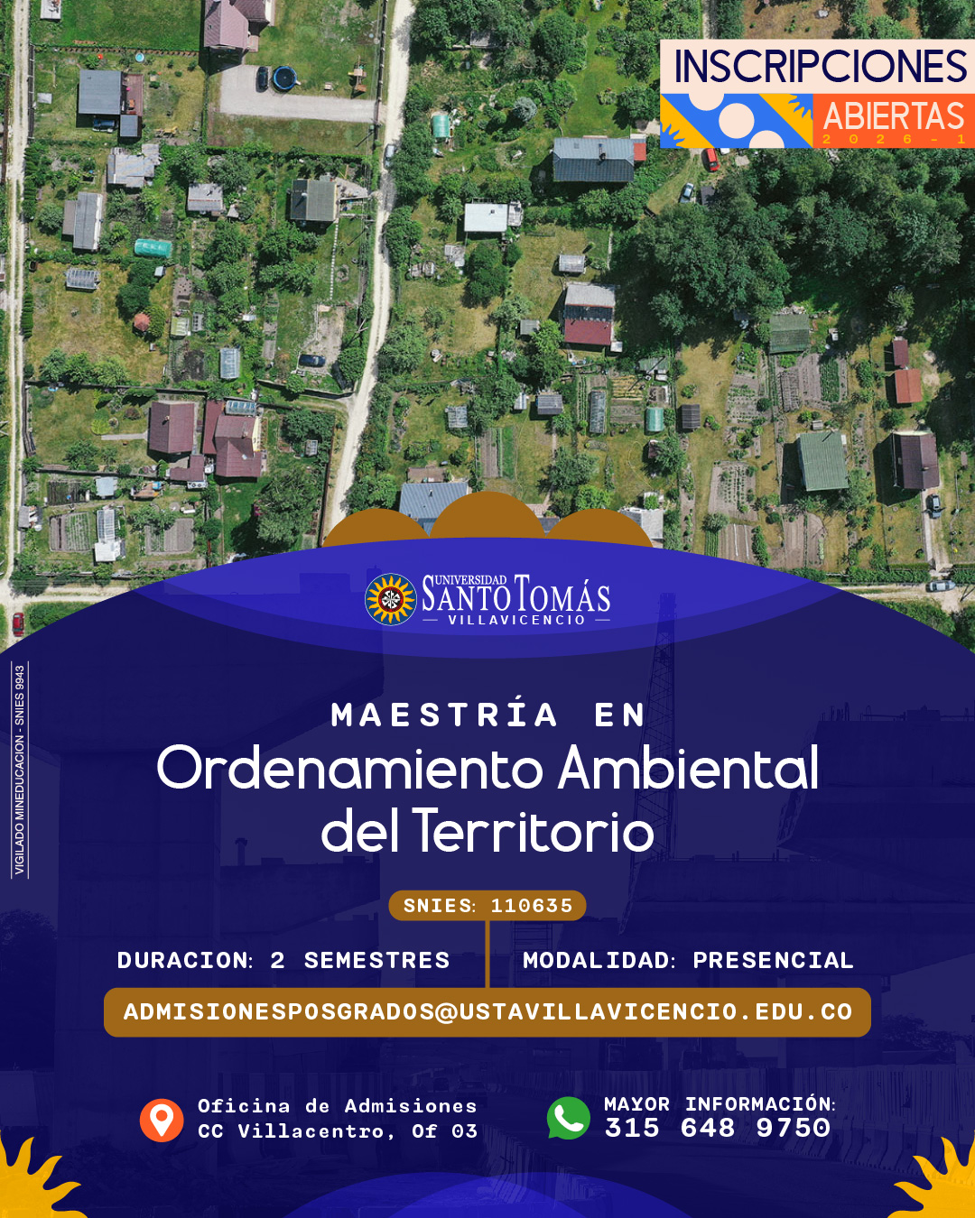 Maestría en Ordenamiento Ambiental del Territorio- Universidad Santo Tomás Villavicencio