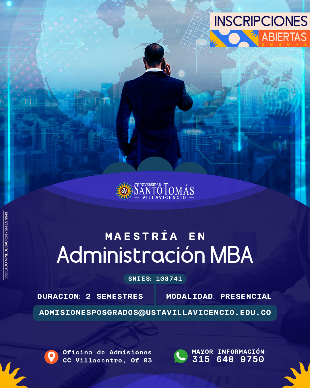 Maestría en Administración - MBA Universidad Santo Tomás Villavicencio